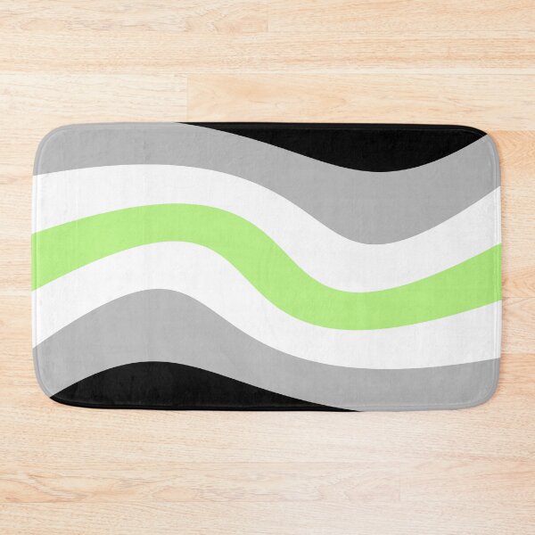 Item preview, Agender Flag Aesthetic Wave Art designed and sold by ontrendshirts.