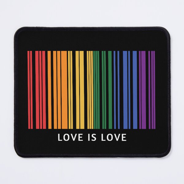 Item preview, Rainbow Barcode Pride and Equality Love is love designed and sold by AFRUKSOODJAI.