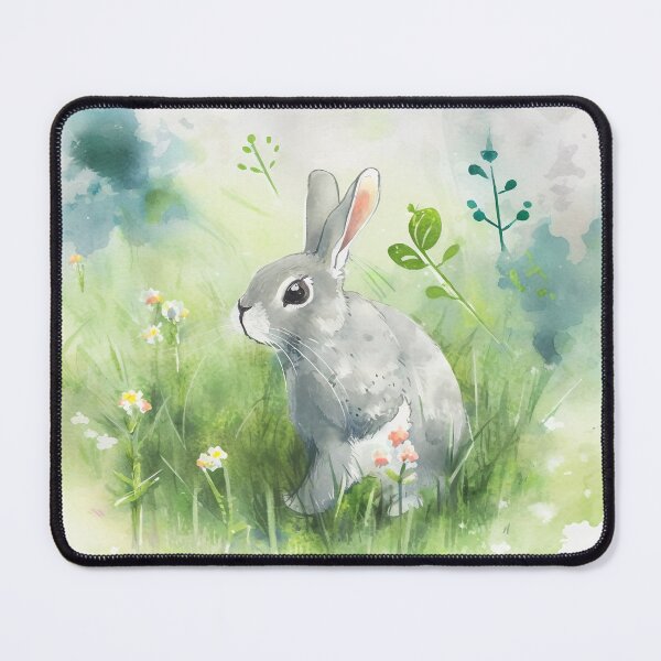 Item preview, Bunny Serenade: Enchanting Watercolor Rabbit Designs designed and sold by ReiraNogami.