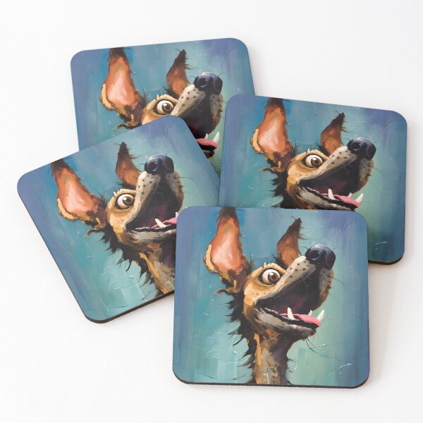 Item preview, Neo-expressionism Dog Meditation Cartoon Abstract Art Design designed and sold by HelloVerse.