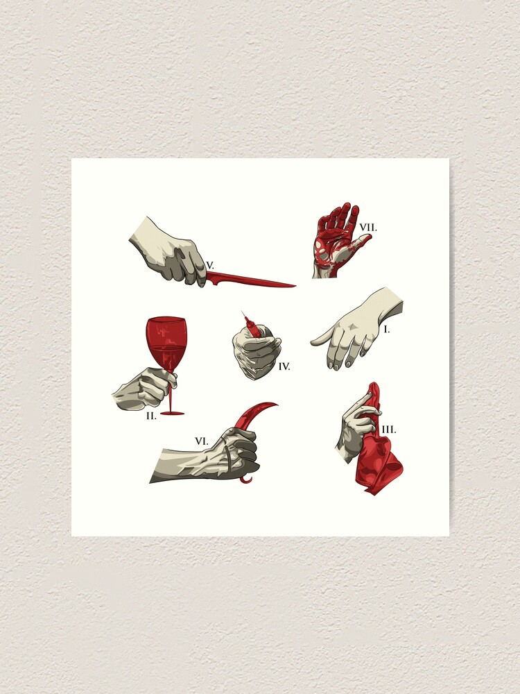 Alternate view of Hannibal Inspired Pattern Art Print