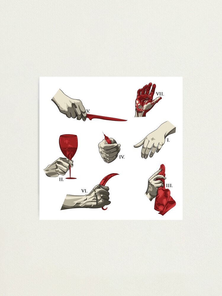 Alternate view of Hannibal Inspired Pattern Photographic Print