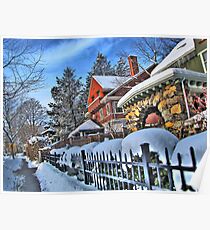 Bright winter day Poster