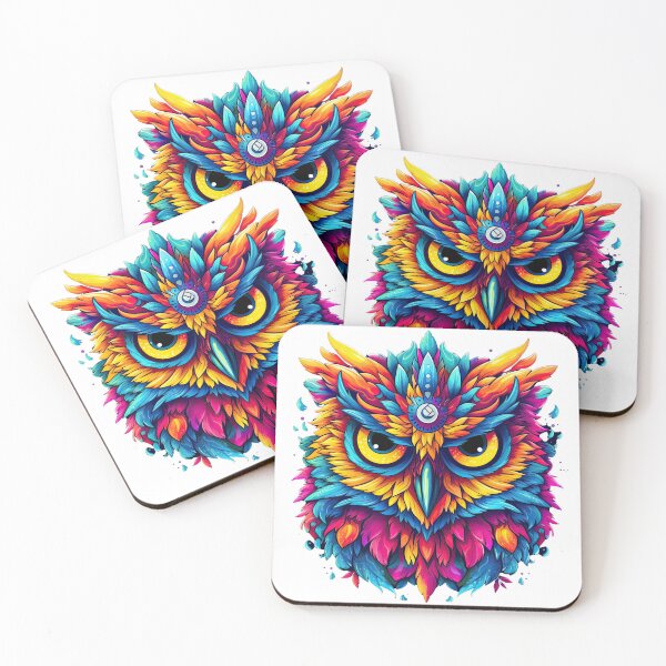 Item preview, Vibrant Owl designed and sold by WilderMinds.