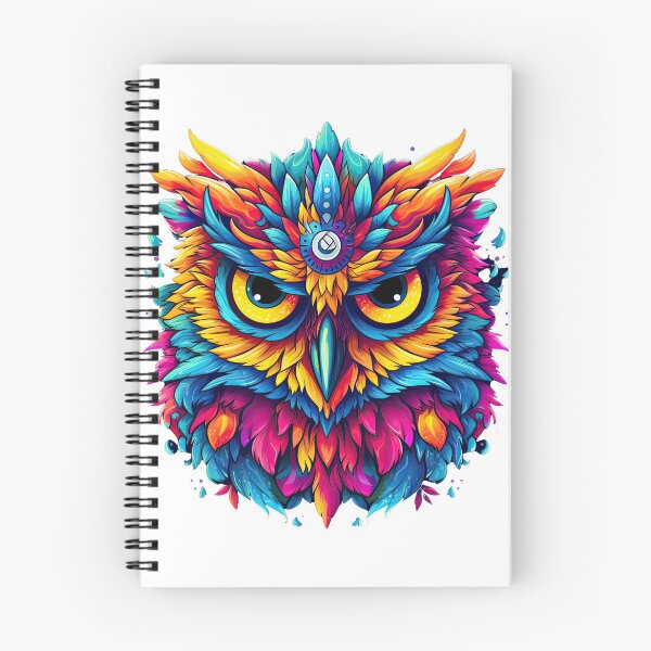 Item preview, Vibrant Owl designed and sold by WilderMinds.
