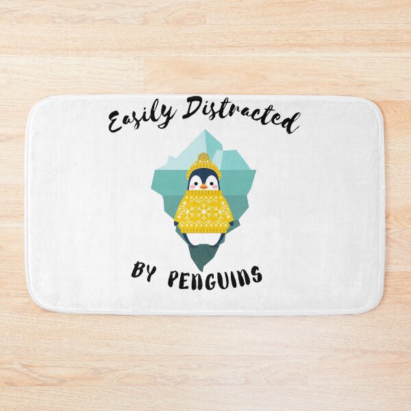 Item preview,   Easily Distracted by Penguins _ Funny penguin Quote  designed and sold by unique things.