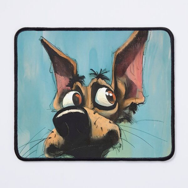 Item preview, Neo-expressionism Dog Meditation Cartoon Abstract Art Design designed and sold by HelloVerse.