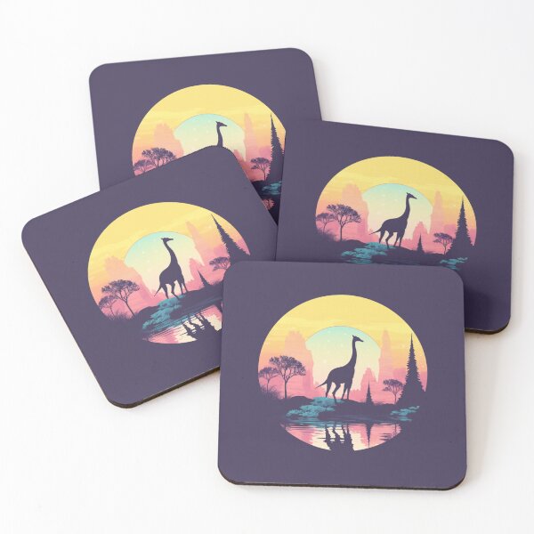 Item preview, Brachiosaurus In Basic Colours Art Inspired By Dinosaurs designed and sold by CDC40.