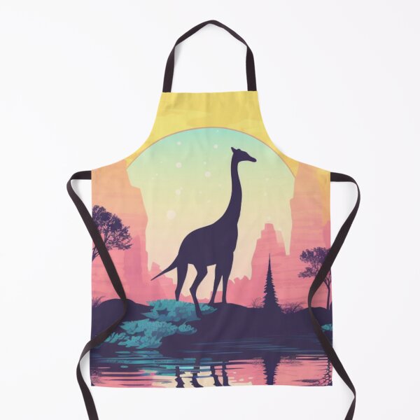Item preview, Brachiosaurus In Basic Colours Art Inspired By Dinosaurs designed and sold by CDC40.