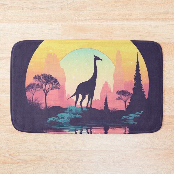 Item preview, Brachiosaurus In Basic Colours Art Inspired By Dinosaurs designed and sold by CDC40.