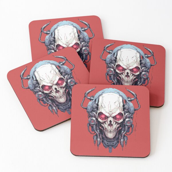 Item preview, Cyber Demon Skull Cyborg designed and sold by Nightarcade.