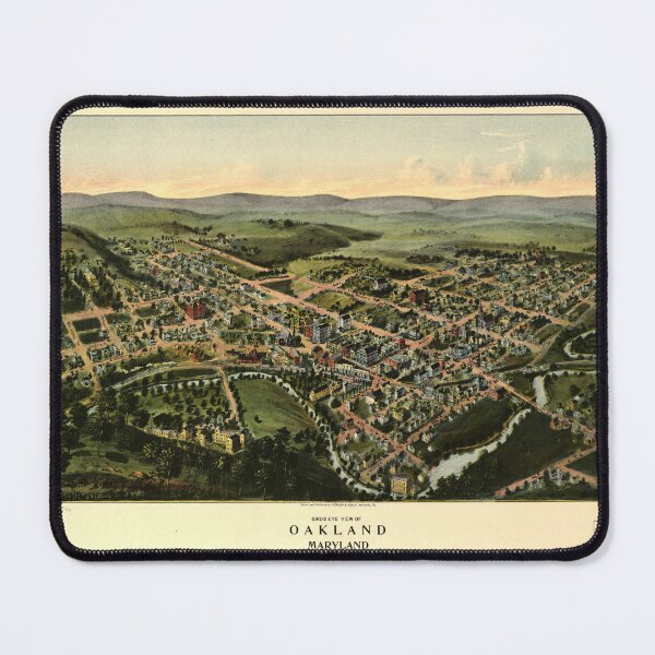 Item preview, Oakland, Maryland (1906) designed and sold by allhistory.