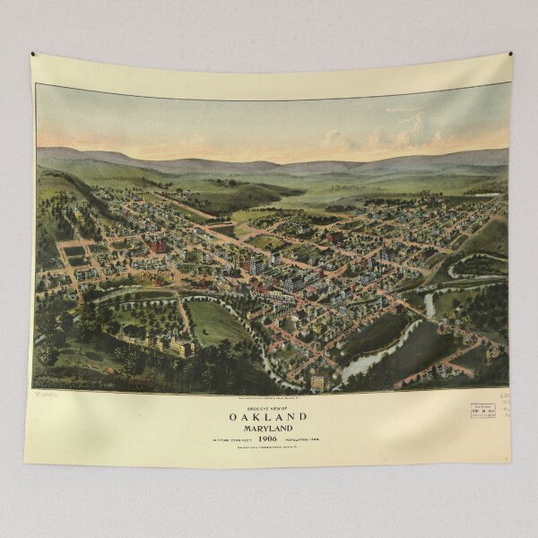 Item preview, Oakland, Maryland (1906) designed and sold by allhistory.