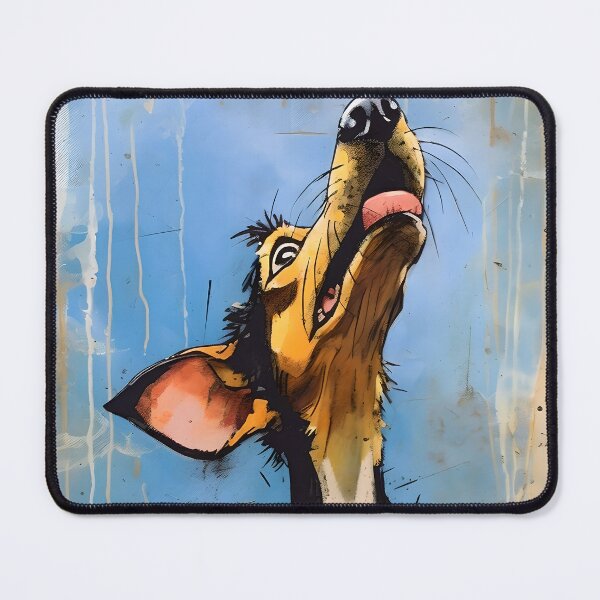 Item preview, Neo-expressionism Dog Meditation Cartoon Abstract Art Design designed and sold by HelloVerse.
