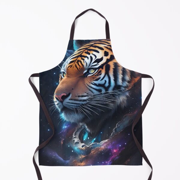 Item preview, Cosmic Elegance: Majestic Tiger Roaming Amongst Celestial Nebula designed and sold by Ceemko's Vintage Corner.