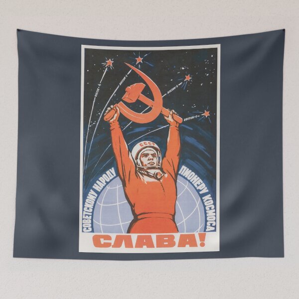 Item preview, Propaganda Poster Glory to the Soviet People: Captivating Art Prints Conveying Powerful Messages designed and sold by PosterForever.