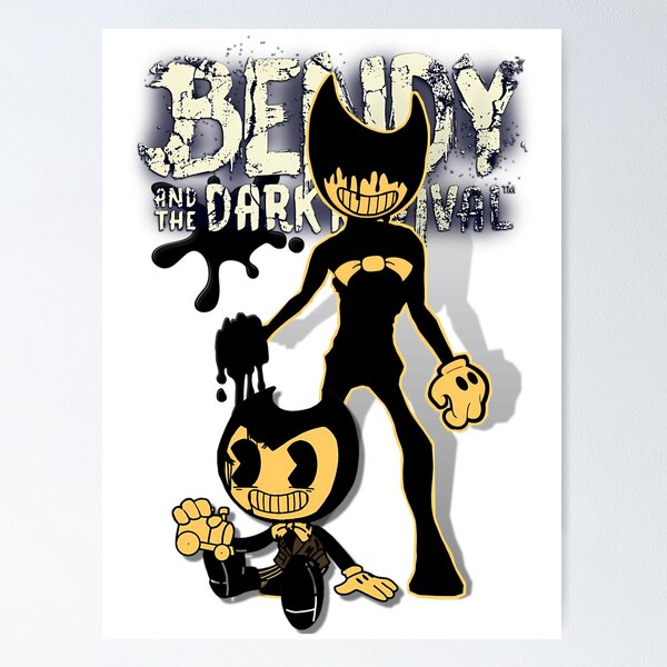 FNF INDIE CROSS - BATIM Nightmare Bendy Despair art Poster for Sale by  Ruvolchik