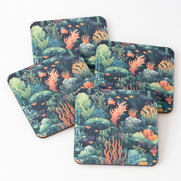 Item preview, Colorful Seabed designed and sold by MonoPrintables.
