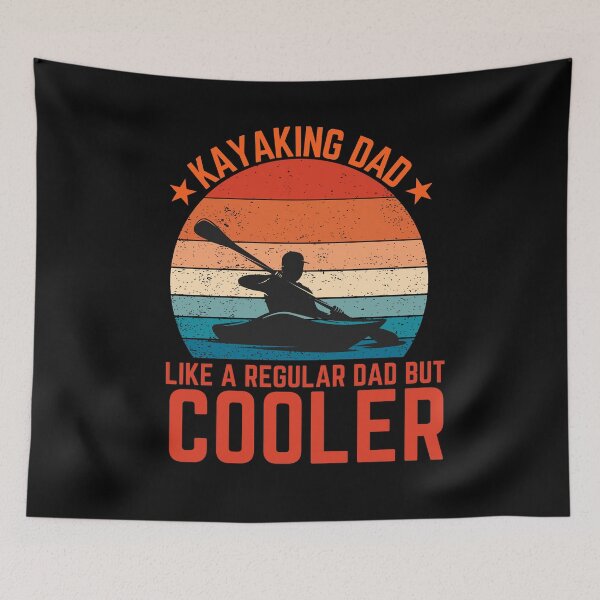 Item preview, For Kayaking Lovers - Kayaking Dad Like a Regular Dad But Cooler, Funny Gift For Kayaking Lovers designed and sold by Quicker-Shop.
