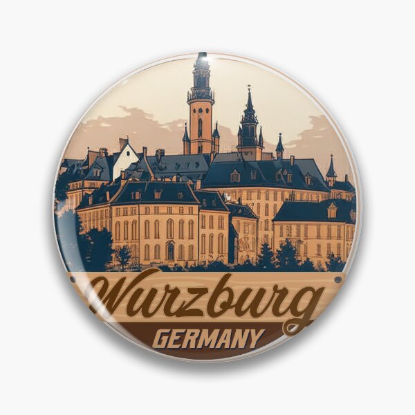 Item preview, wurzburg-germany-retro designed and sold by printroute.