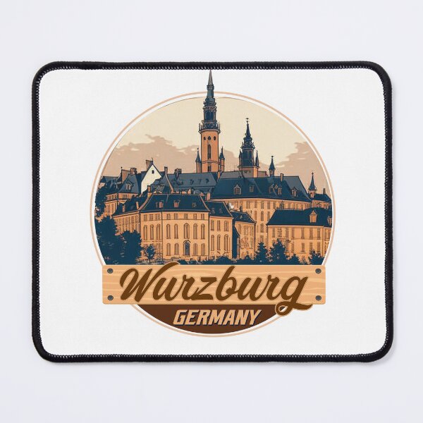 Item preview, wurzburg-germany-retro designed and sold by printroute.
