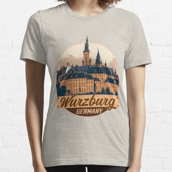 Artikel-Vorschau von Würzburg-Deutschland-Retro, designt und verkauft von printroute.