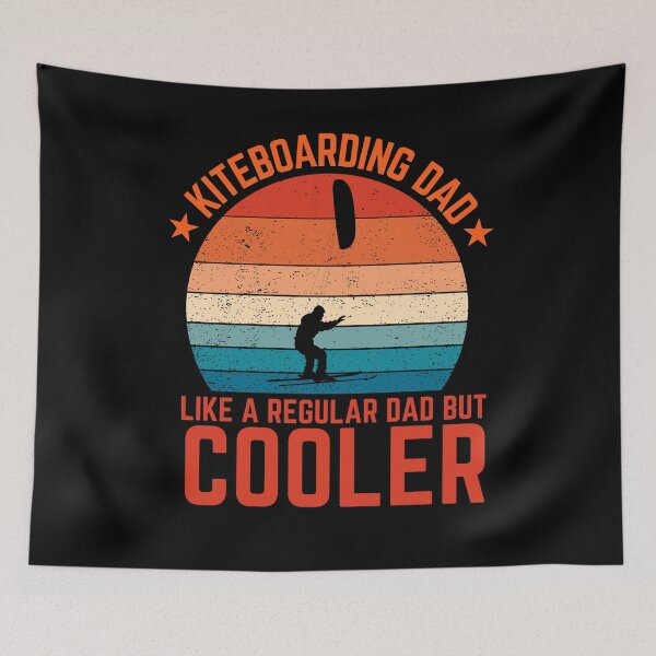 Item preview, For Kiteboarding Lovers - Kiteboarding Dad Like a Regular Dad But Cooler, Funny Gift For Kiteboarding Lovers designed and sold by Quicker-Shop.