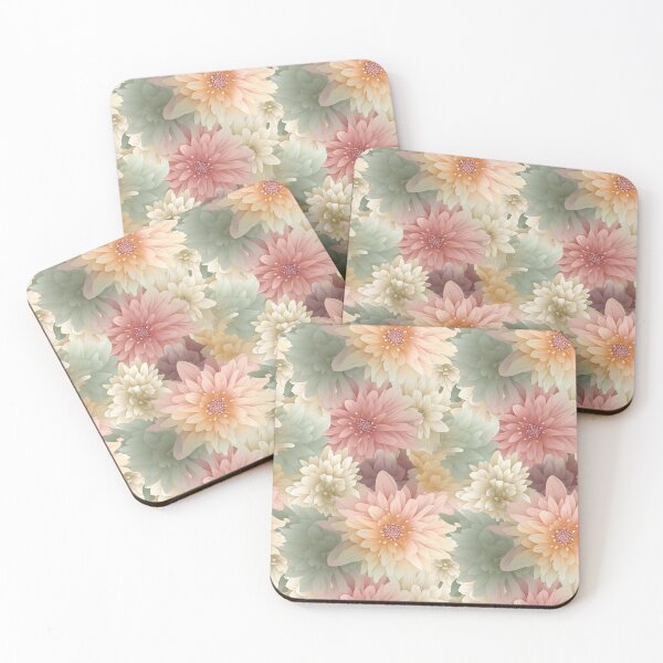 Item preview, Beautiful Pastel Floral Print designed and sold by PaperieJennifer.