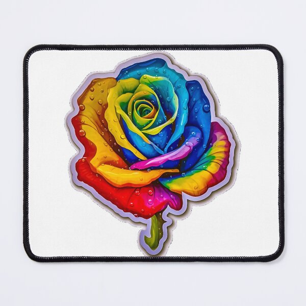 Item preview, pretty rainbow colorpop rose designed and sold by timberwolf250.