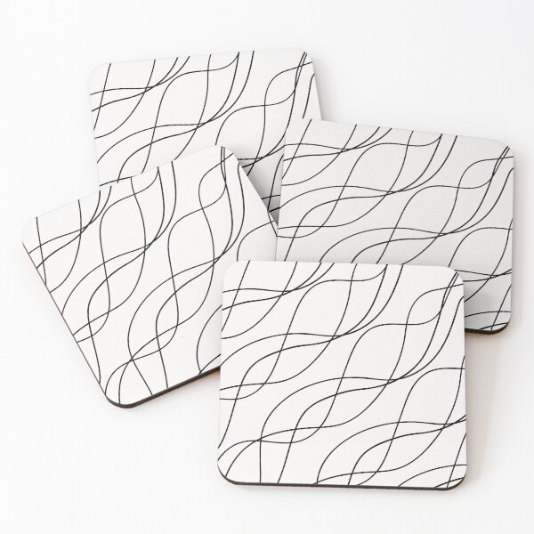 Item preview,  Twisted Lines Pattern Black designed and sold by Cactus202.