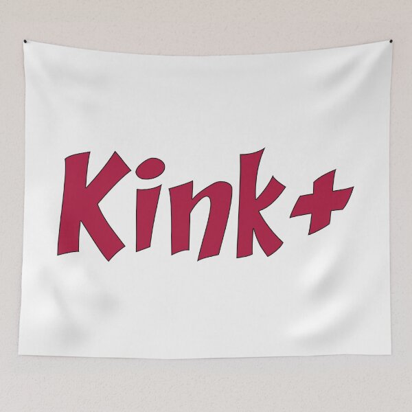 Item preview, Kink Positive! - Deep Red on White designed and sold by TeaseMePleaseMe.