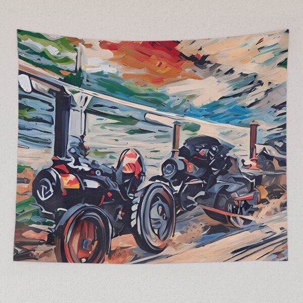 Item preview, Painted engine racing designed and sold by Glenbobagins.
