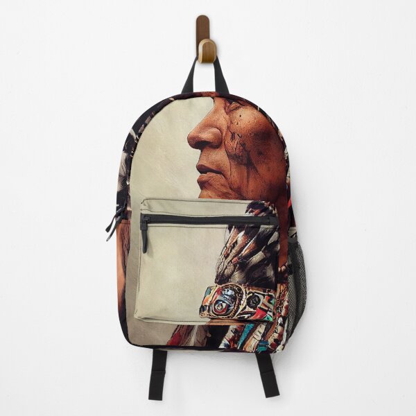 Item preview, Chief Profile - Majestic Graphic Art portraying Native American Warrior designed and sold by Piotrek0001.