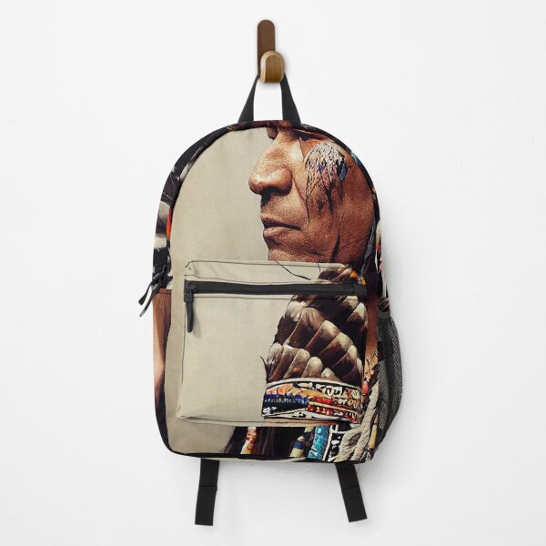 Item preview, Chief Profile - Majestic Graphic Art portraying Native American Warrior designed and sold by Piotrek0001.