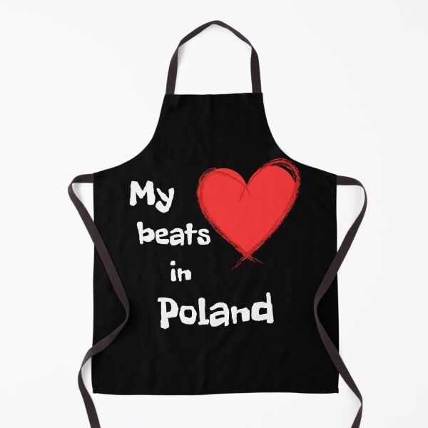 Item preview, My Heart beats in Poland black designed and sold by NellyOhNelly.