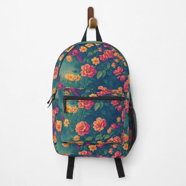 Item preview, Nature's Canvas: Colorful Floral Patterns and Lush Green Leaves designed and sold by CASUALURBAN.