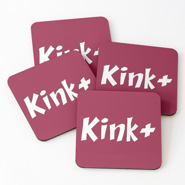 Item preview, Kink Positive! - White on Deep Red designed and sold by TeaseMePleaseMe.