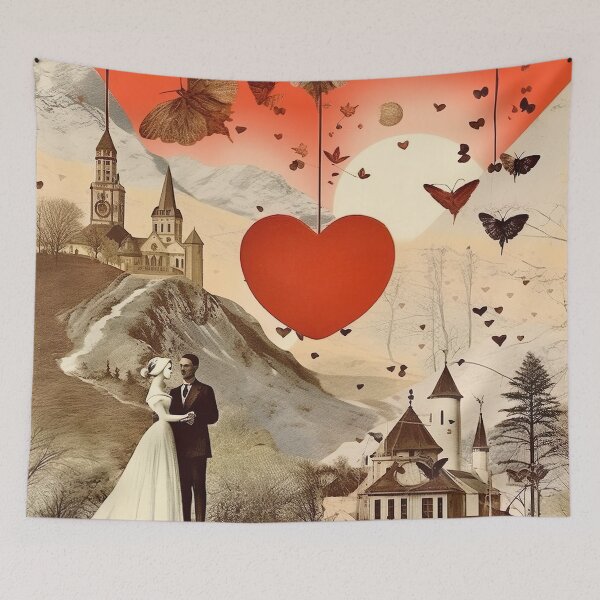 Item preview, Love - digital mixed media collage designed and sold by miss-keysmash.