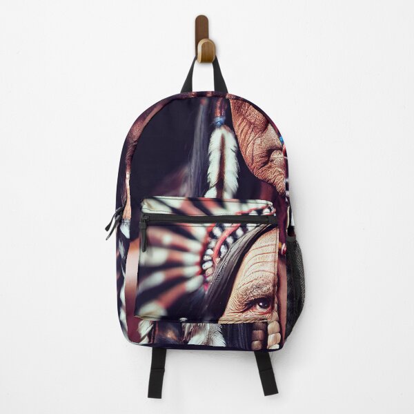Item preview, Chief Profile - Majestic Graphic Art portraying Native American Warrior designed and sold by Piotrek0001.