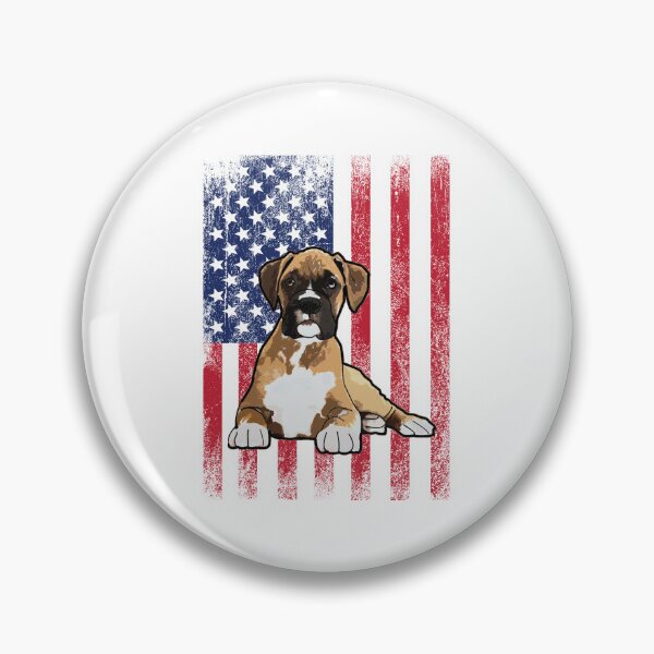 Item preview, Boxer Dog USA Flag designed and sold by kudostees.