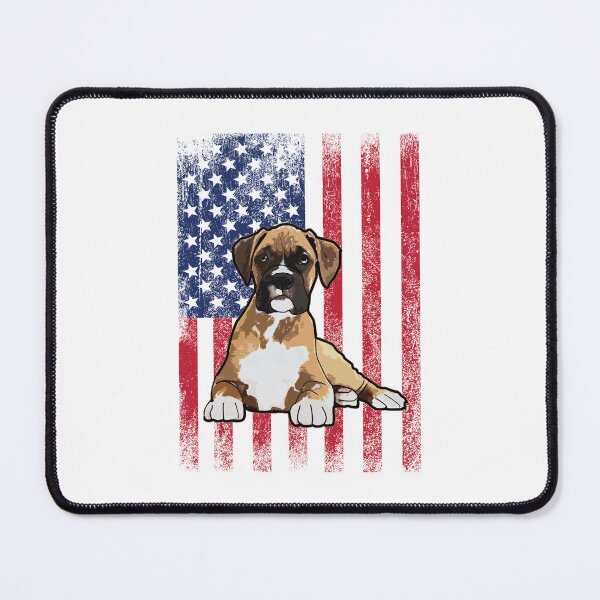 Item preview, Boxer Dog USA Flag designed and sold by kudostees.