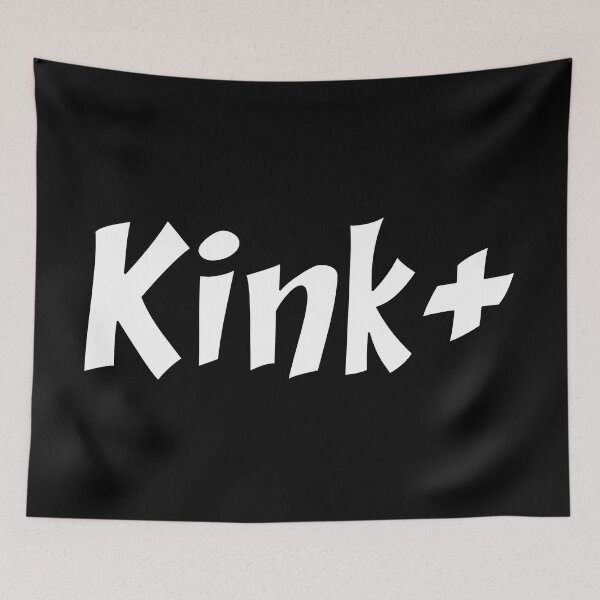 Item preview, Kink Positive! - White on Black designed and sold by TeaseMePleaseMe.