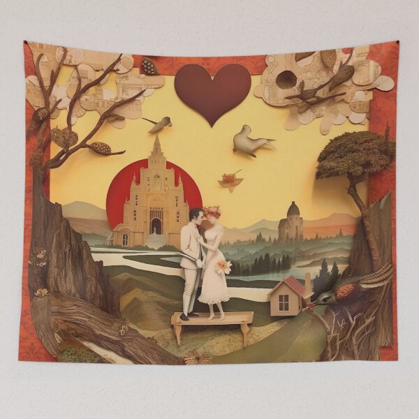 Item preview, Love - digital mixed media collage designed and sold by miss-keysmash.