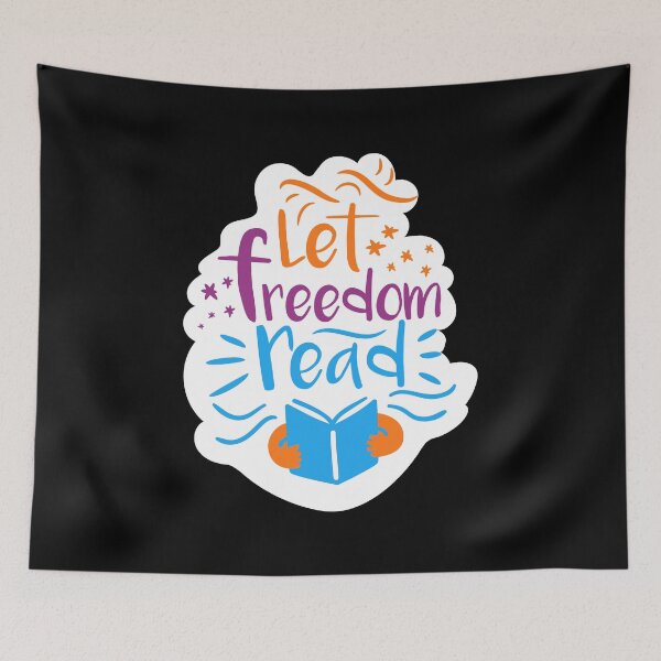 Item preview, Let Freedom Read Banned Books Lover Librarian designed and sold by Designer-Girl.