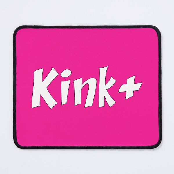 Item preview, Kink Positive! - White on Hot Pink designed and sold by TeaseMePleaseMe.