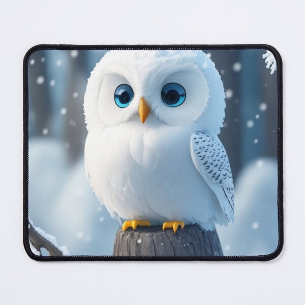 Item preview, Curious Snow Owl Chibi designed and sold by Rothnaric.