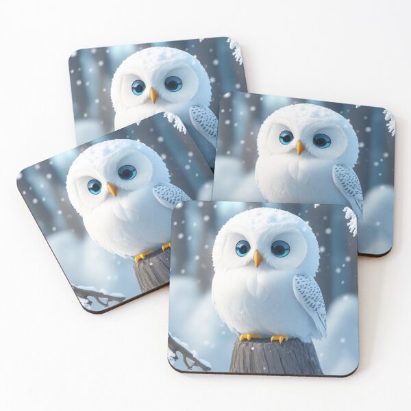 Item preview, Curious Snow Owl Chibi designed and sold by Rothnaric.