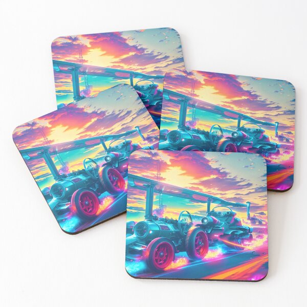 Item preview, Traction racing in space designed and sold by Glenbobagins.