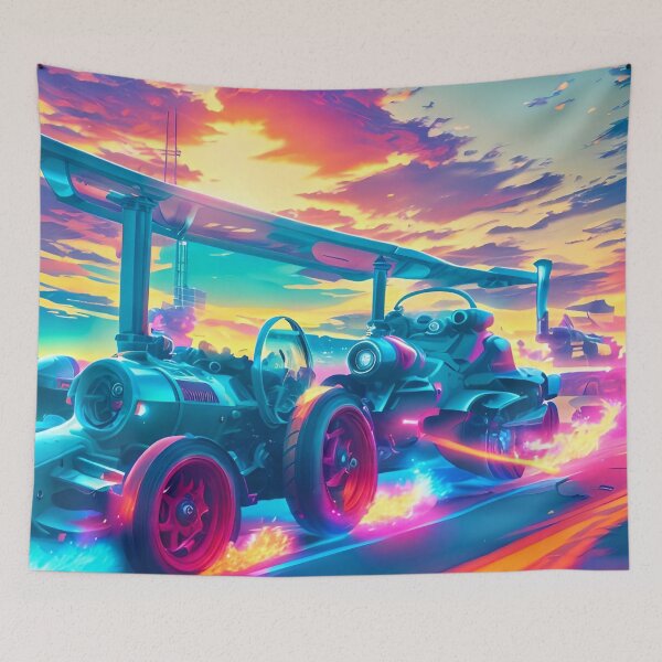 Item preview, Traction racing in space designed and sold by Glenbobagins.