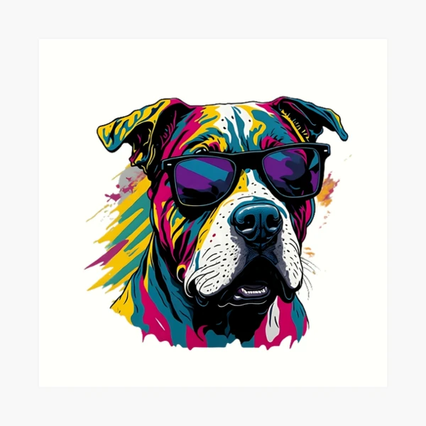 絵画 PITBULL  27x51cm Pitbull Metal Art - 6